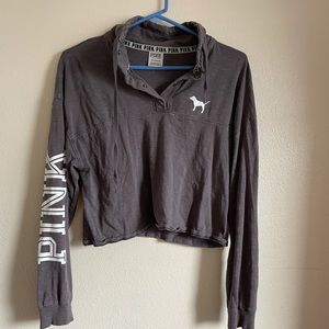 PINK (Victoria’s Secret) Gray Sweater